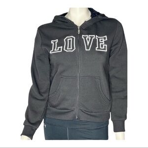 Supernova Hooded Zip Up Jacket Sz Med